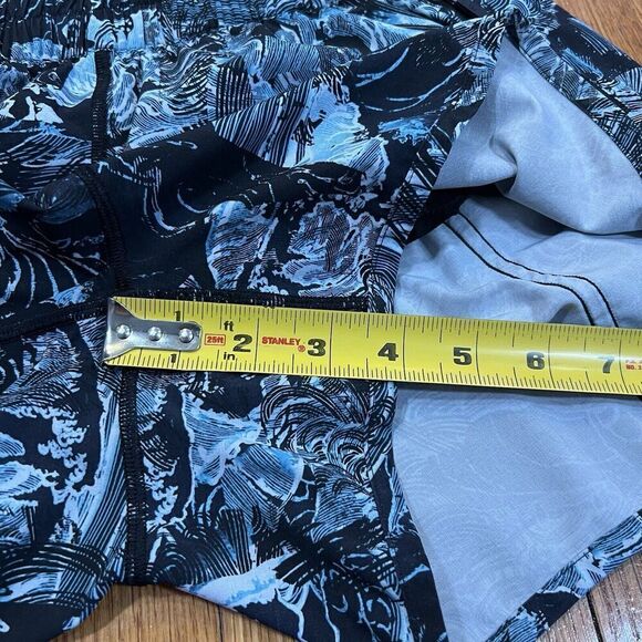 LULULEMON Womens Tracker Shorts Running 4" Lined Life Lines Black 8 - Picture 7 of 9